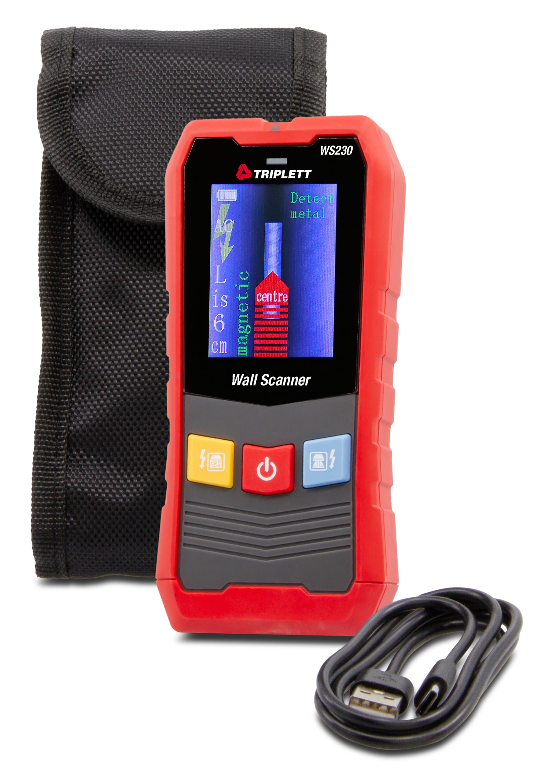 Triplett WS230 Wall Scanner - Find Studs & Wiring -4