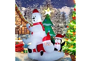 Enthralling 6ft Christmas Inflatable Outdoor Decorations for Festive Delight