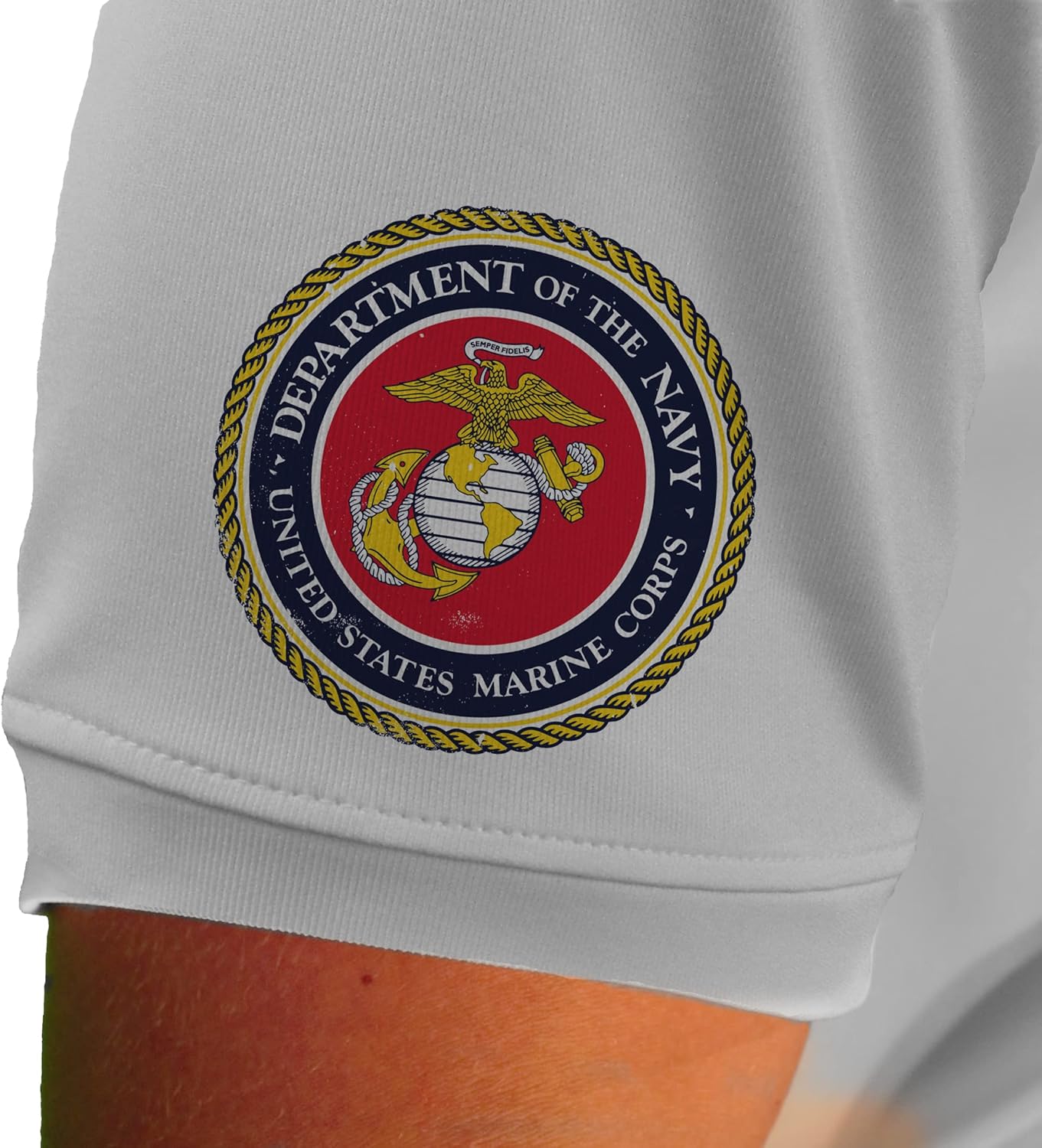 Dry Fit Short Sleeve Graphic Golf Polo Shirt for Men, Great for Sports and All Outdoor Activities - American Patriot Heroes