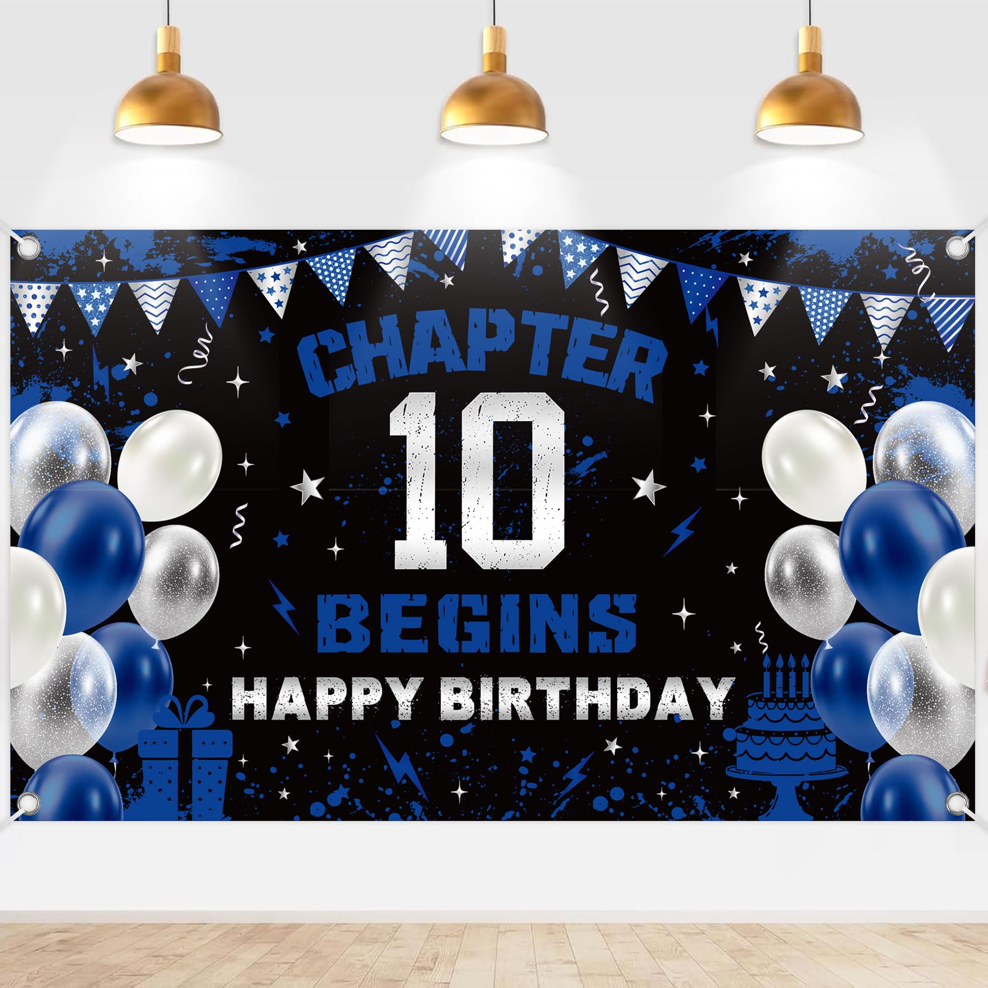10th Birthday Banner 180x110cm