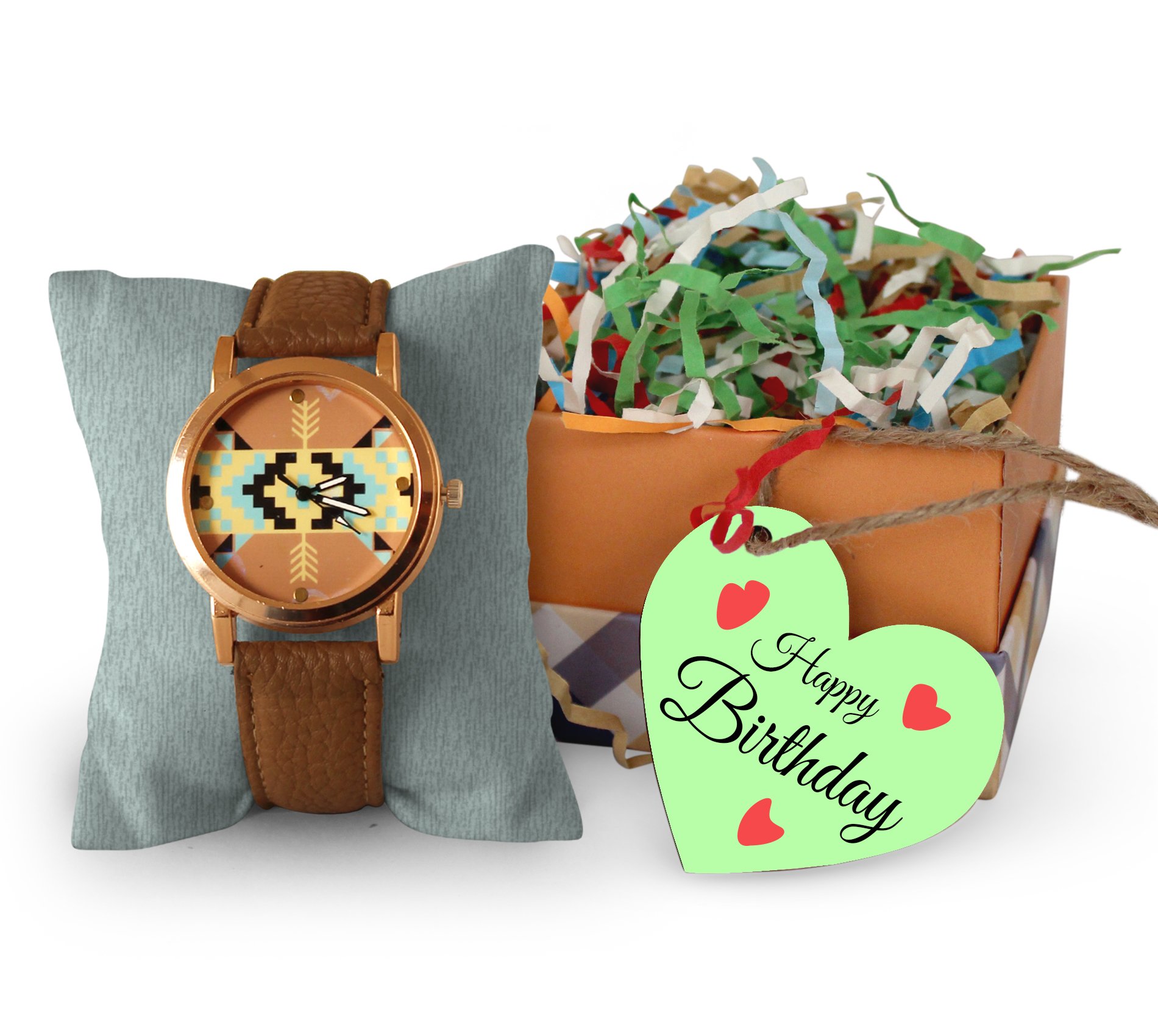 TIED RIBBONS Birthday Gift for Friend Girlfriend Sister Cousin Ladies Wrist Watch with Wooden tag (B07BJ87S94) Amazon Price History, Amazon Price Tracker