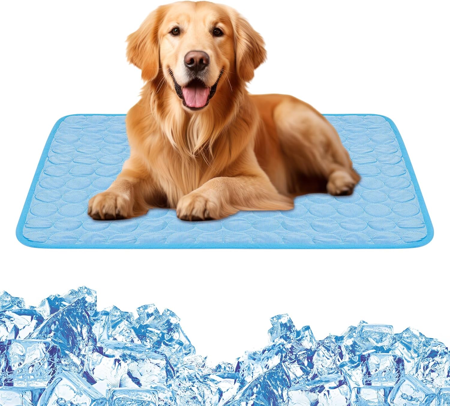 Radsocken Dog Cooling Mat, 70 * 55cm Breathable Pet Cooling Pad, Pets