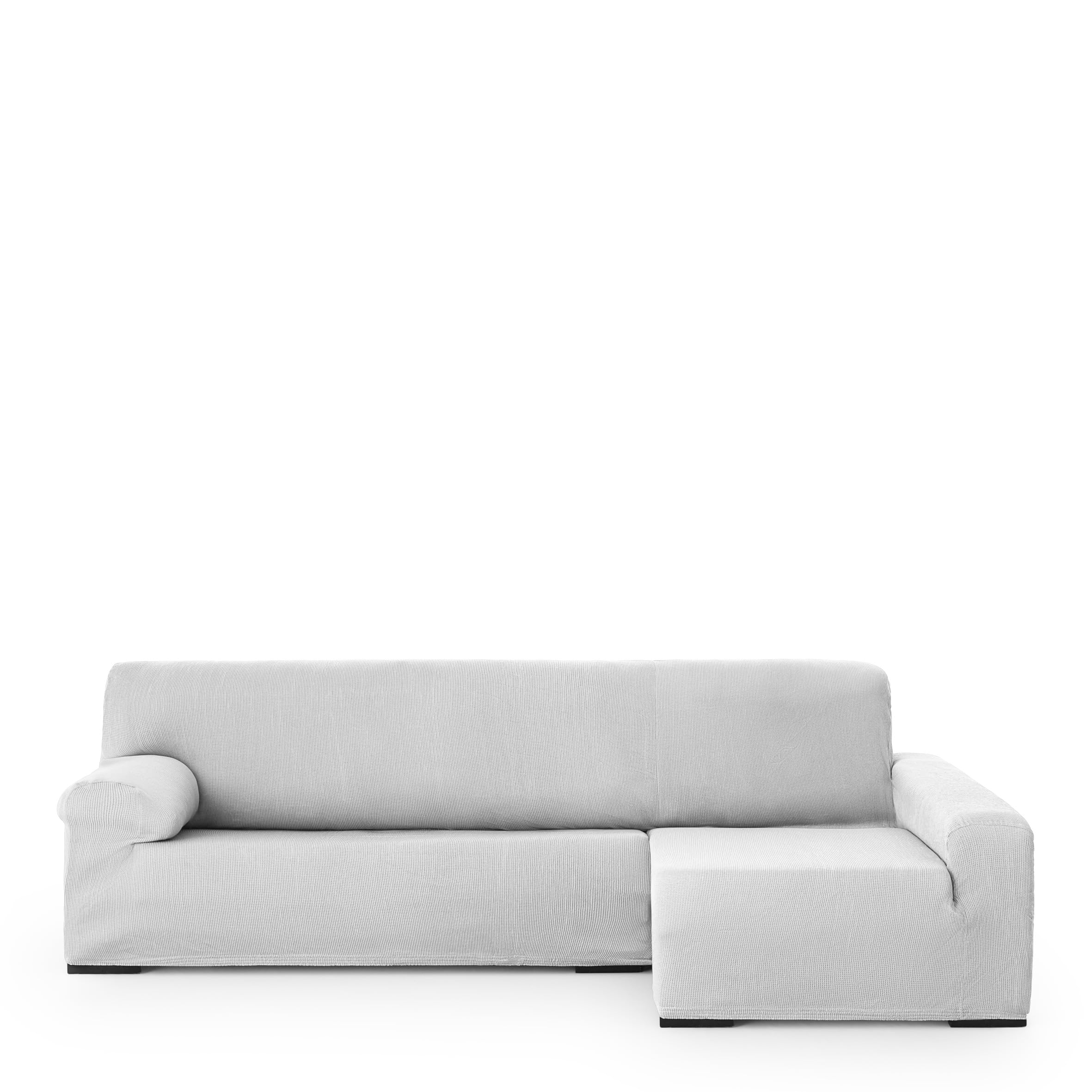 Eysa Poseidon Elastic Right Arm Chaise Longue Sofa Cover, Front View, Colour 16