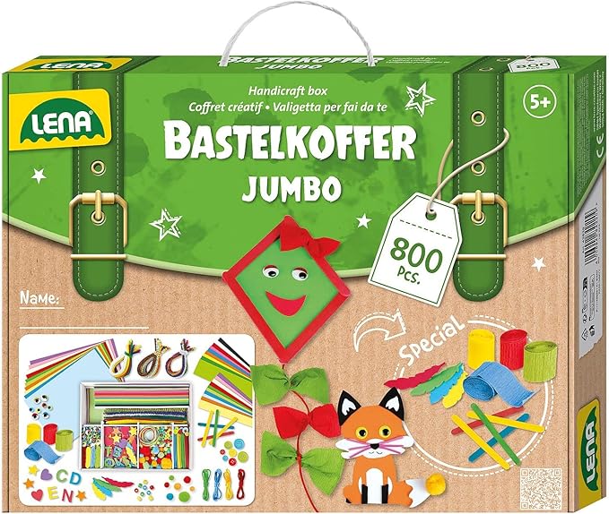 Lena - 42629 Jumbo Mano Artesanía 800-Piezas Set