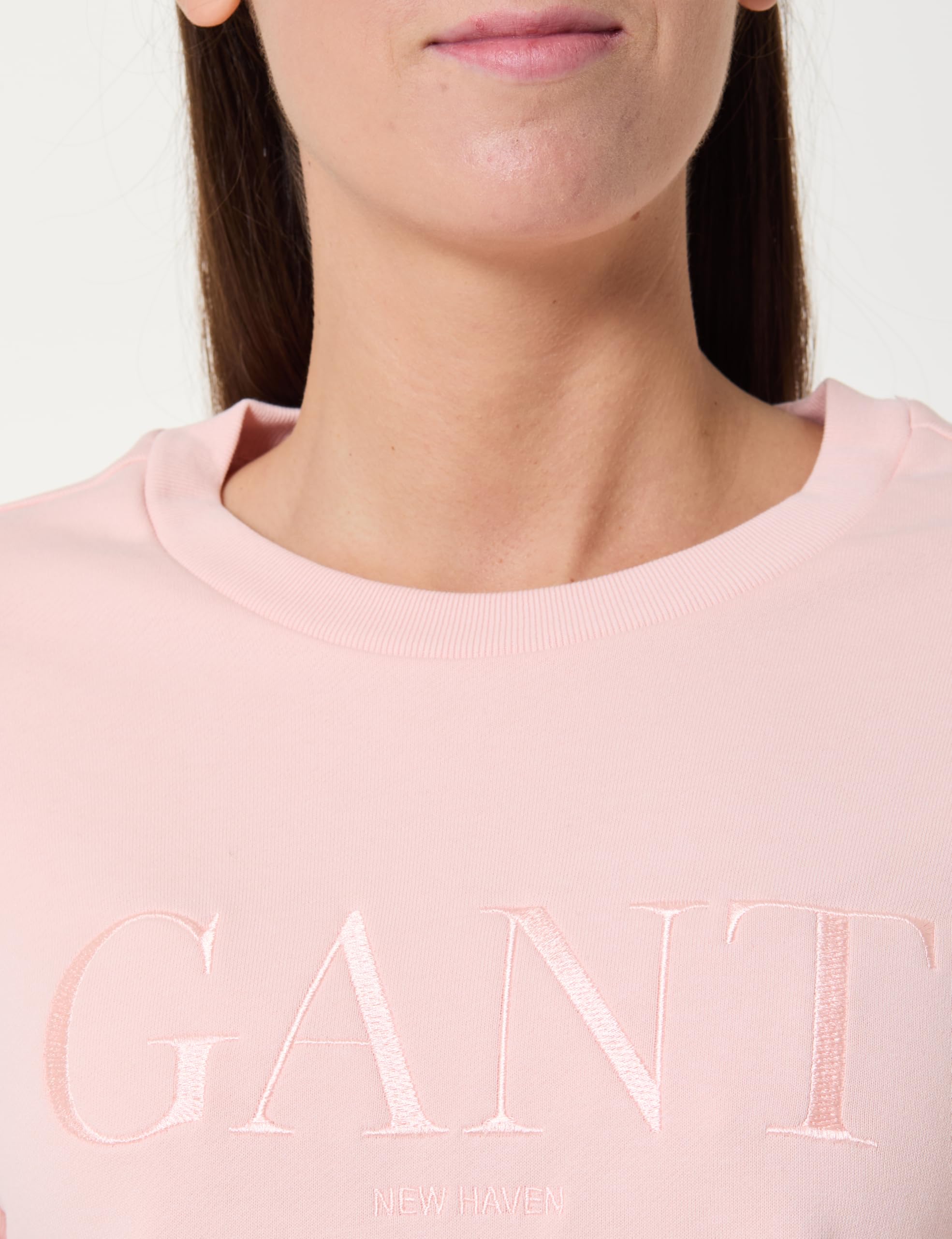 GANT Tonal Graphic C-Neck Sweat Sudadera Mujer (Pack de 1)
