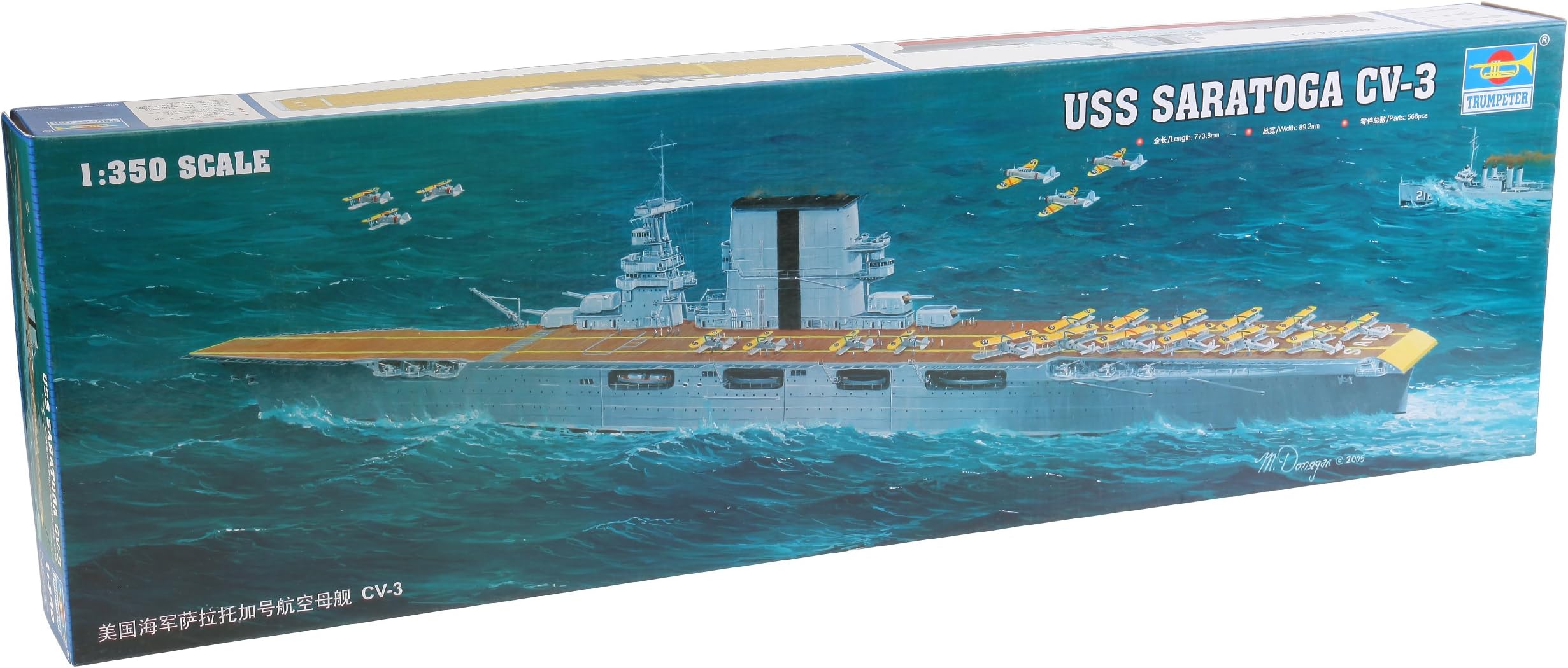Trumpeter 1/350 USS Saratoga CV3 Aircraft Carrier Model Kit