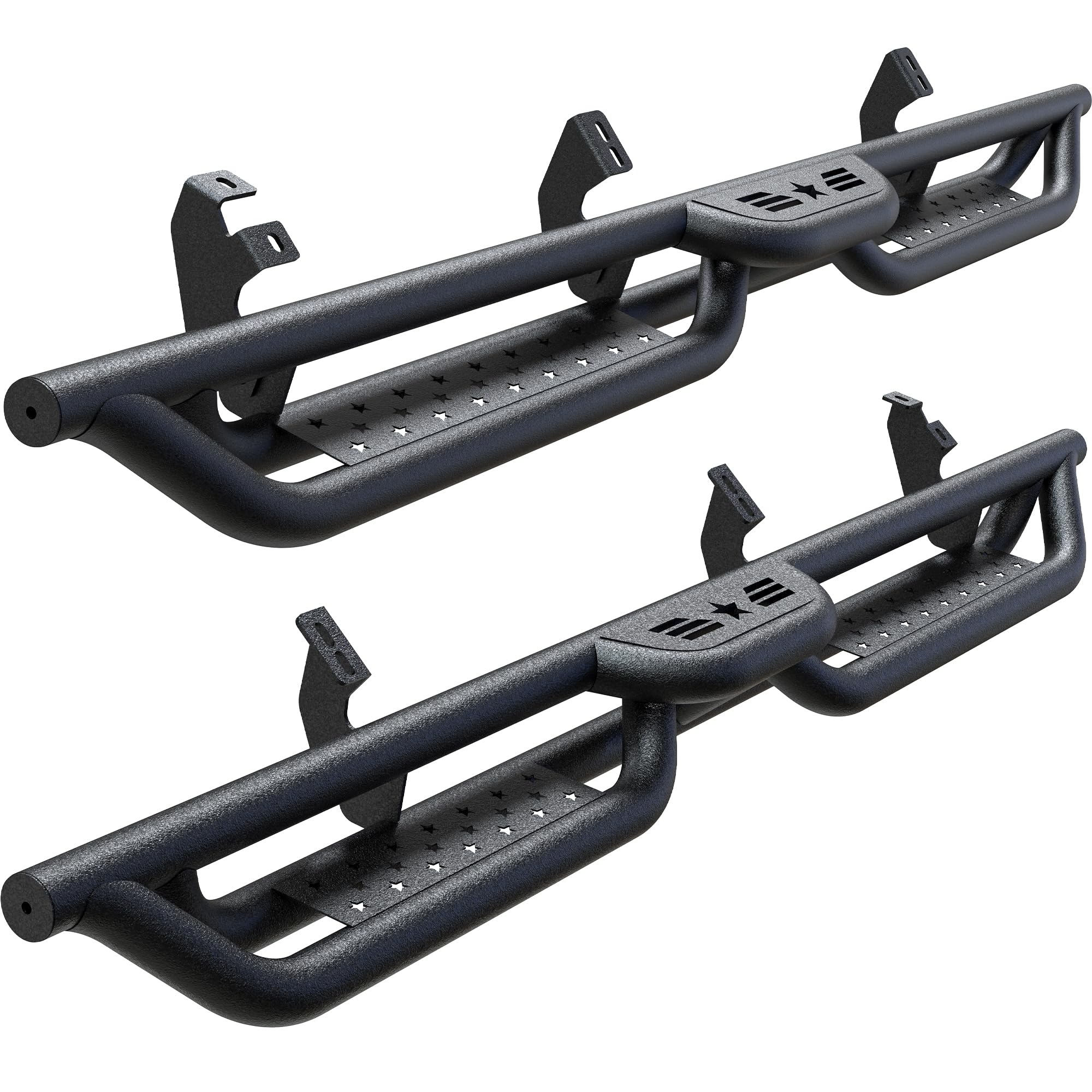 Running Boards Compatible with 2024 2025 Toyota Tacoma Double/Crew Cab 4 Full Doors, 6