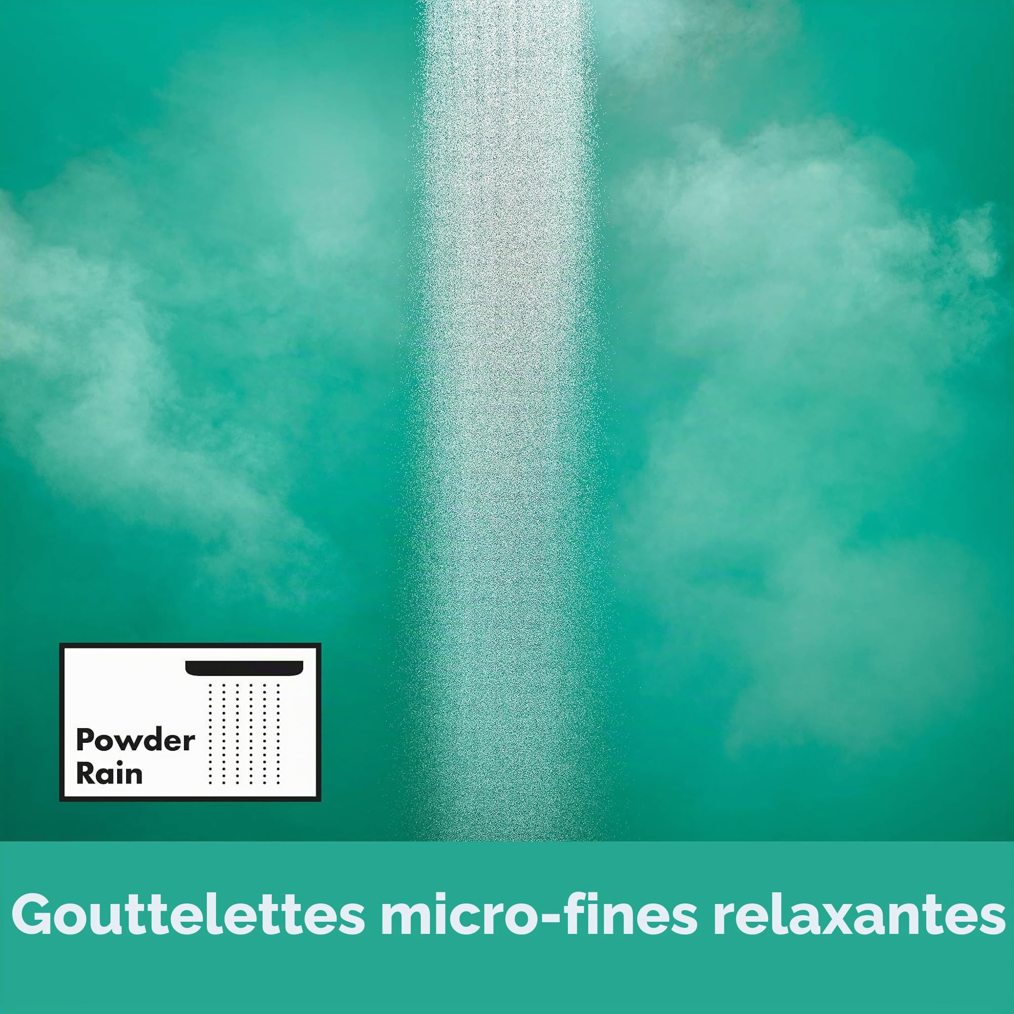 hansgrohe Pulsify S - Colonne de douche avec mitigeur thermostatique, douche pluie (⌀ 260mm) avec robinet, douchette (3 jets), support, flexible de douche, barre et douche de tête ronde, Chromé