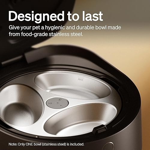 Miniatura 4 de PETLIBRO Comedero automático para gatos con cuenco de acero inoxidable, refrigerado para gatos con refrigeración semiconductora, 3 comidas frescas