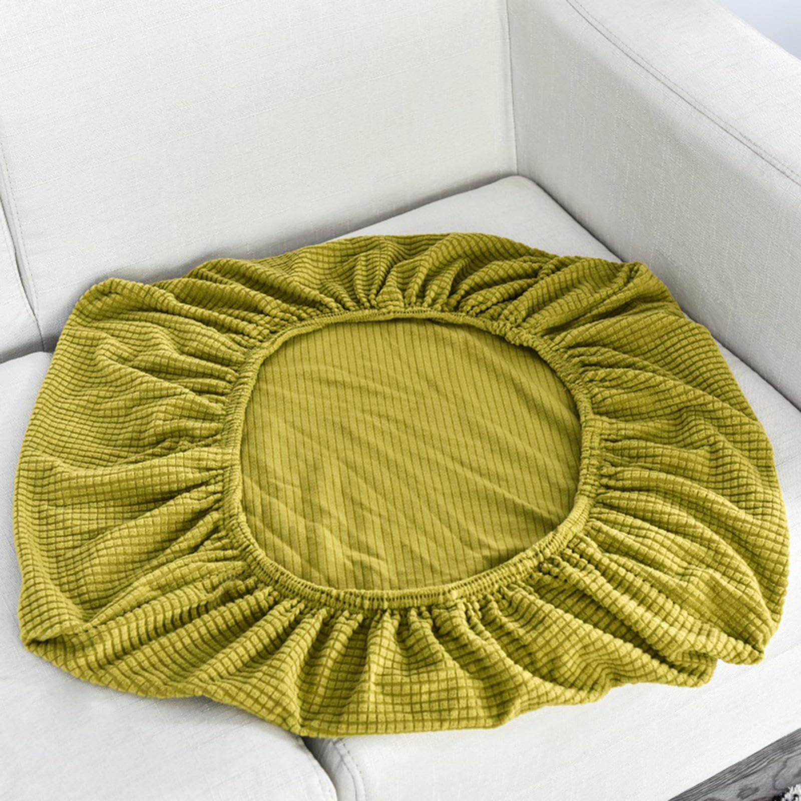 Sofa Cushion Covers Replacement,Stretch Sofa Seat Cover,1 2 3 4 Seater Highly Elastic Sofa Slipcovers for Living Room,L Shaped Corner Couch Seat Cover for Individual Cushion,GreenB-2seat-x(95-135cm)