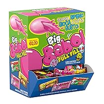Big Babol Full Fill, Chewing Gum Morbido, Gusto Anguria, Fragola, Cola, Ottime da Condividere, per Feste e Compleanni Bambini, Confezione da 200 Incartate Singolarmente