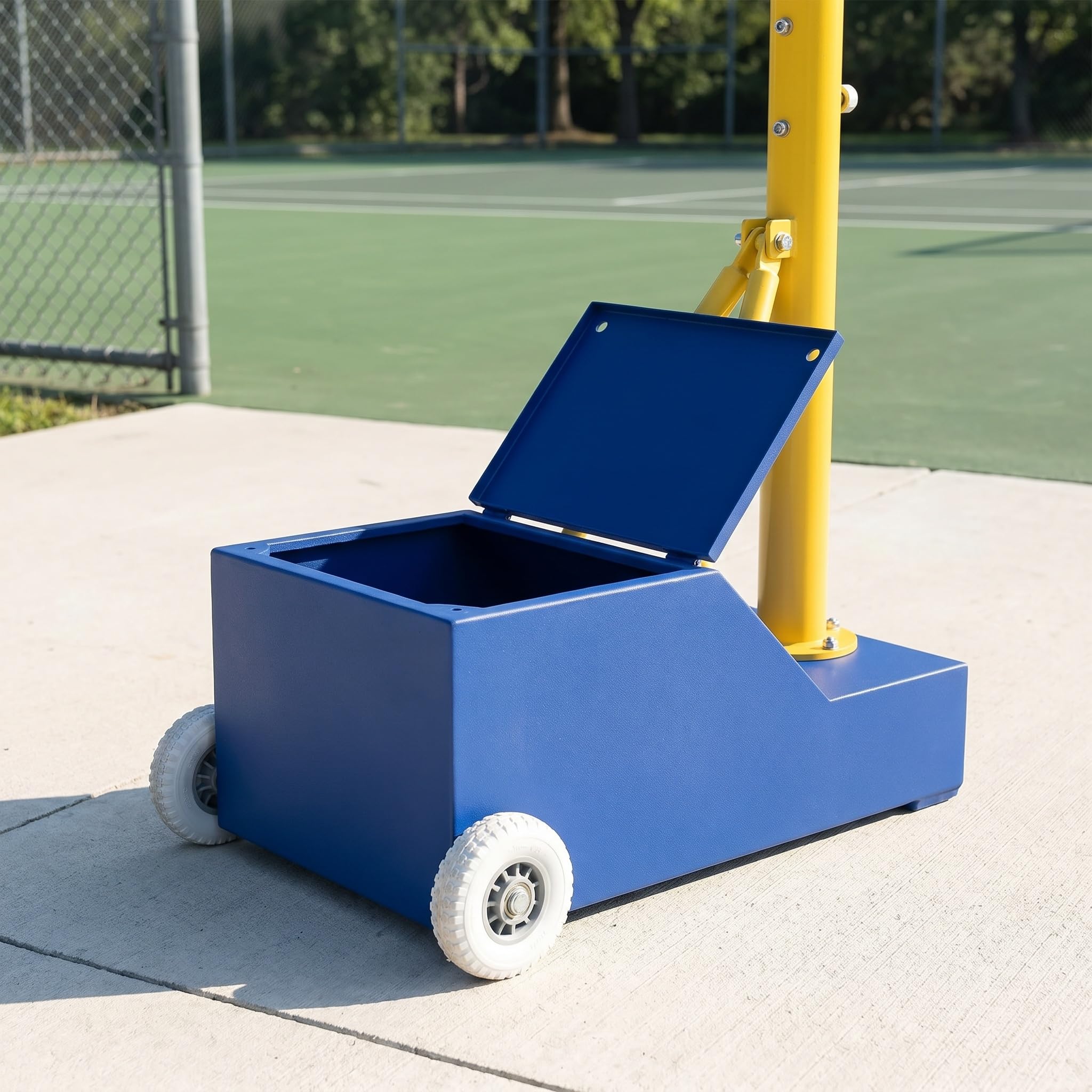 Set di Pali Regolabili per Pallavolo E Badminton, Ideale per Allenamento Indoor/Outdoor: Perfetto per Campi Sportivi, Giardini E Divertimento in Cortile.