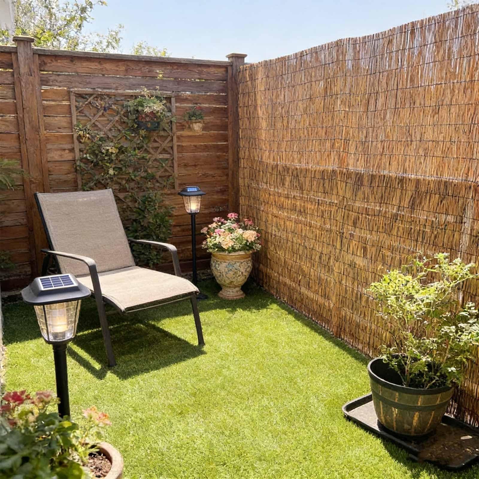 Cloture En Roseau Panneau Brise-Vue En Roseau Naturel Clôture D'intimité Paravent Exterieur Cloture Jardin Grillage Cache Balcon Canisse Bambou 1m 1m20 1m50 1m60 1m80 Hauteur(Carbonized,80x400cm)