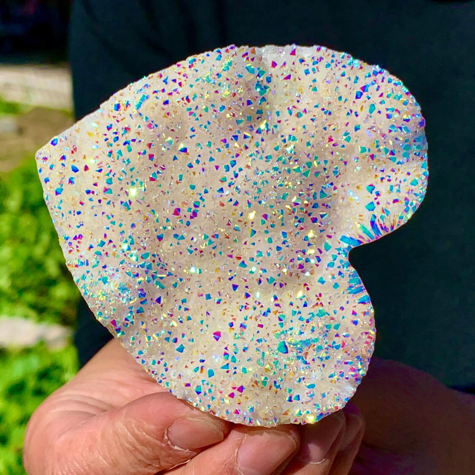 1pc 300-350g Colorful Chalcopyrite Calci Crystal ClustRare