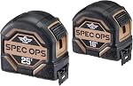 Spec Ops Tools 25-Foot Tape Measure, 1" Double-Sided Blade, Military-Grade Composite Case, 3% Donated to Veterans,
