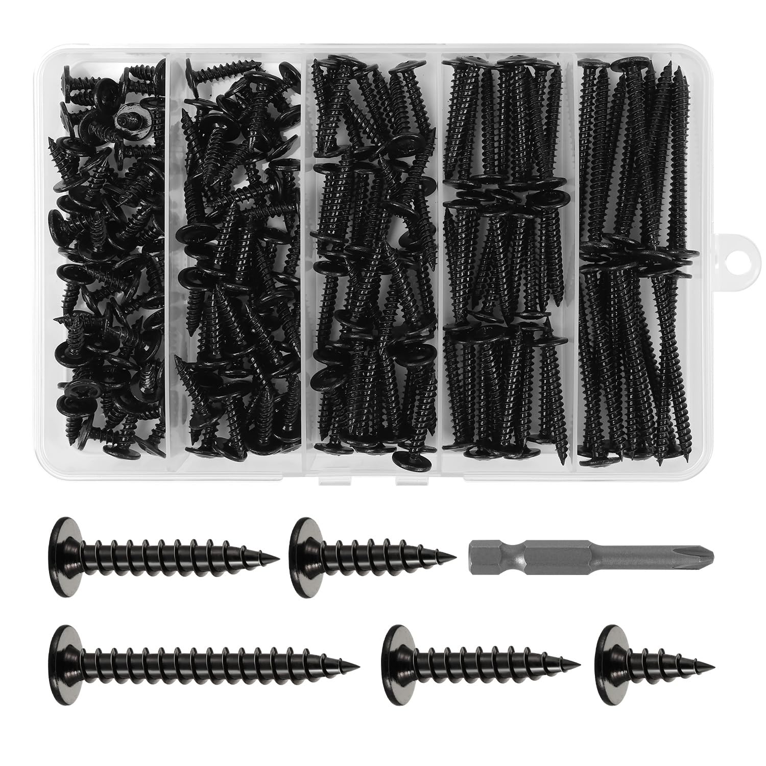 8 x 1 Wood Screws - 120 Pack Phillips Self-Tapping -10