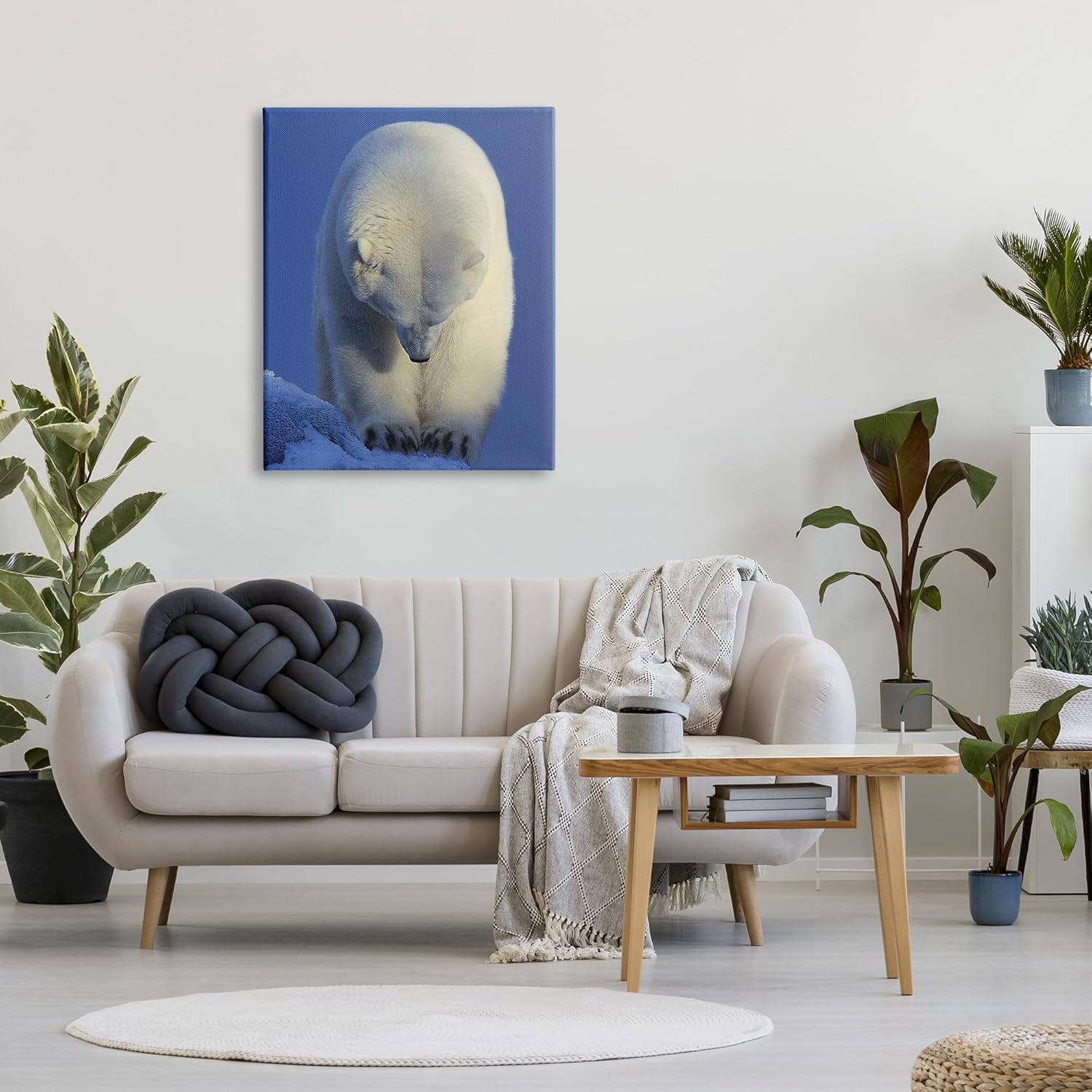 Stupell Industries Polar Bear Photography Canvas Wall Art by © Shane Lamb