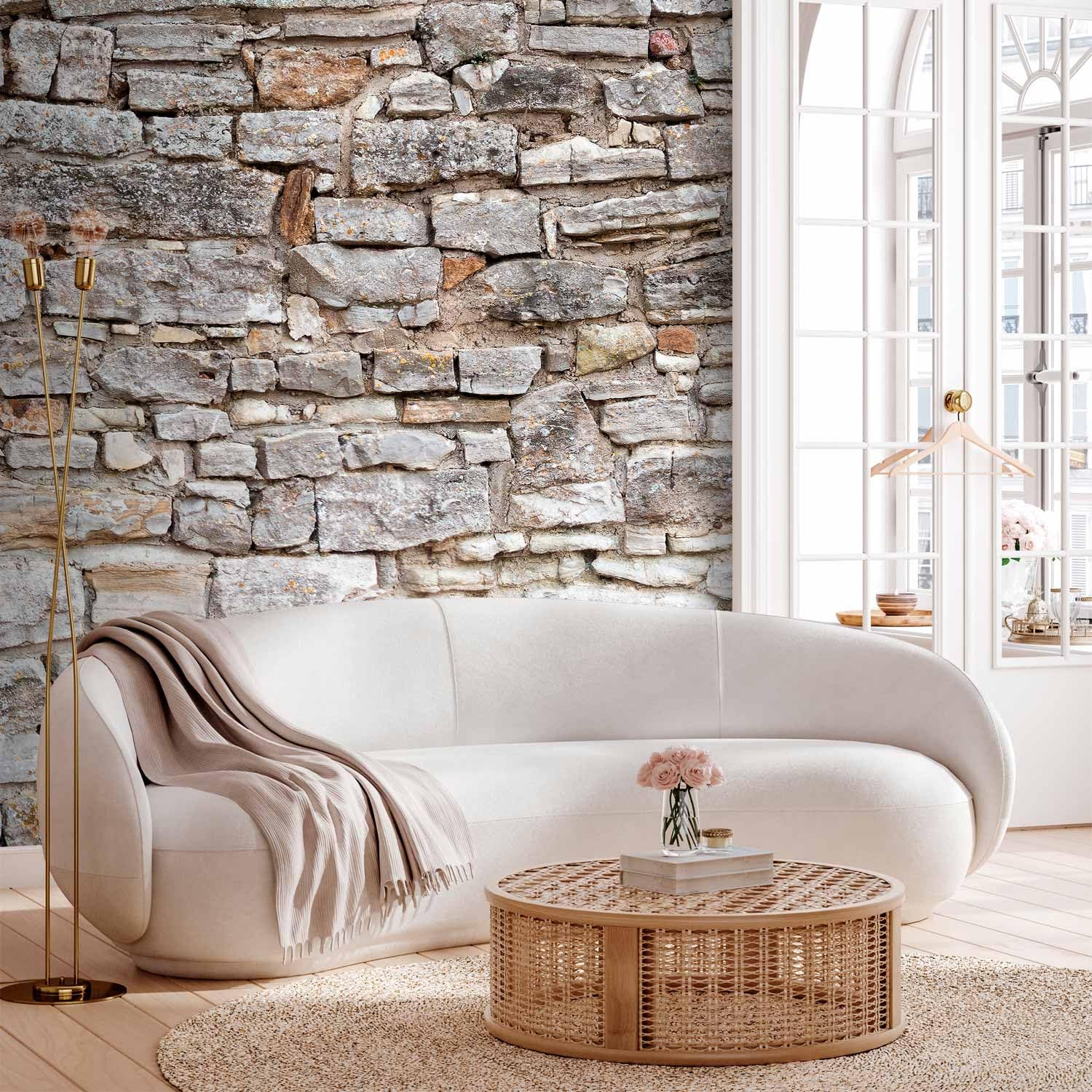 murando - Fototapete Vlies Steinoptik, 400x280 cm, Schlafzimmer, Wohnzimmer