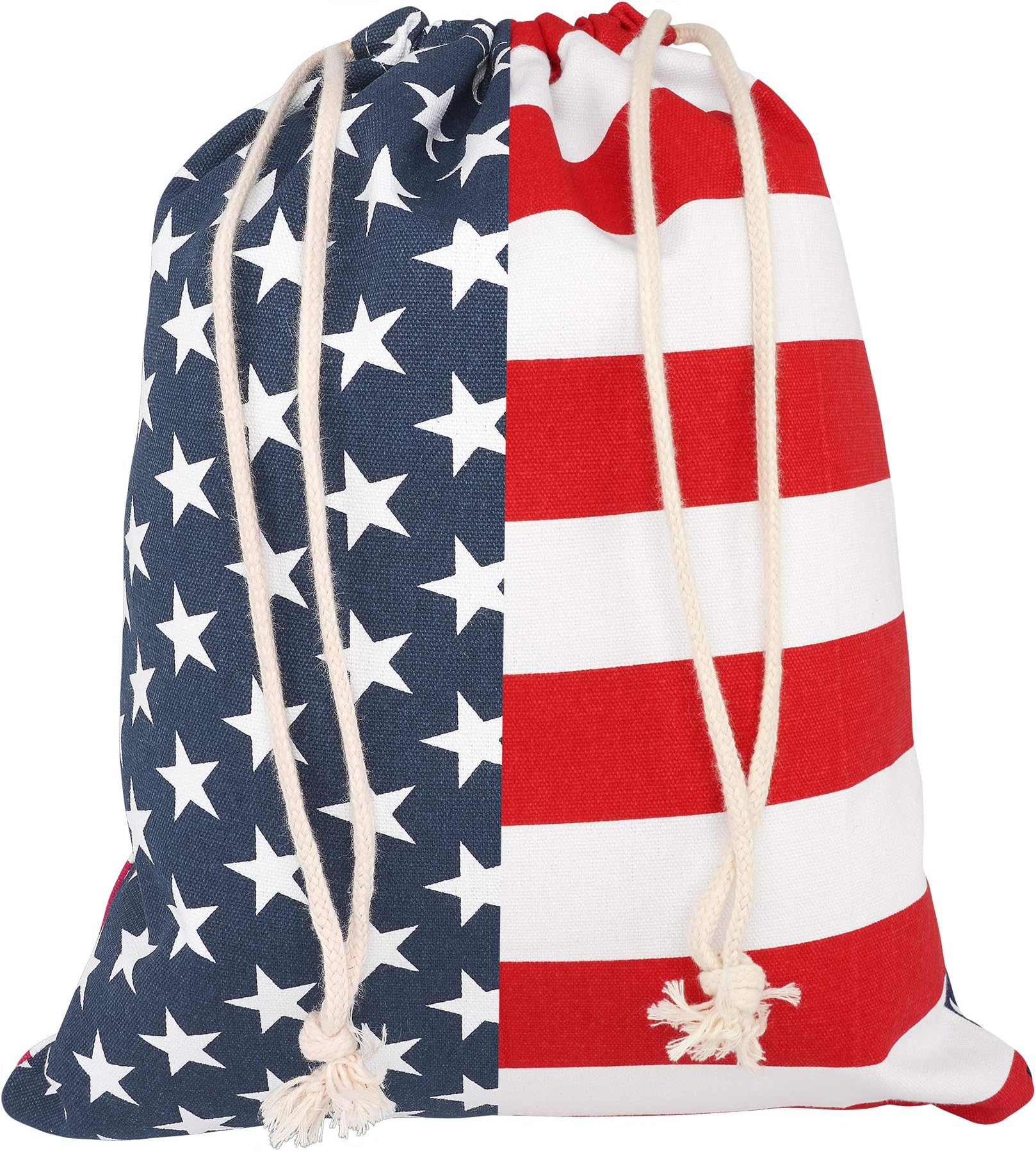 Cornhole Tote Bag Durable Bag for Corn Hole Bags Portable Easy Storage Cornhole Bean Bags for Tossing Game Outdoor Fun Stars and Stripes