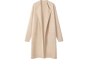 Women’s Open Front Shein Coatigan Sweater: Stay Cozy and Chic
