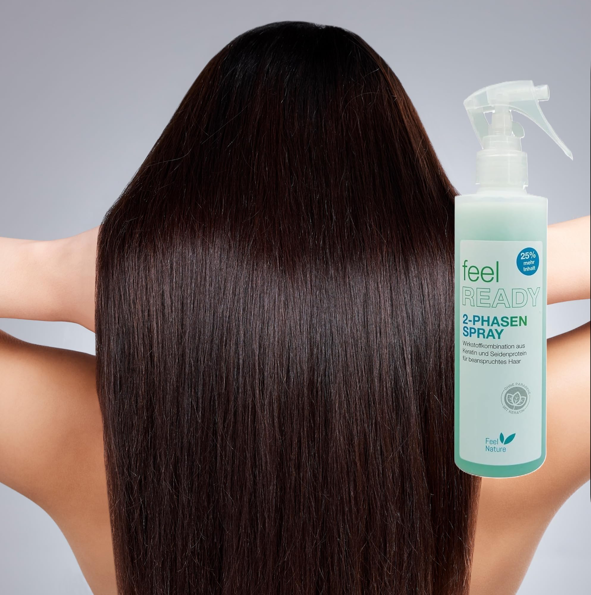 Feel Nature 2-Phasen Spray 250ml Pflegespray +25% mehr Inhalt – 2 Stück