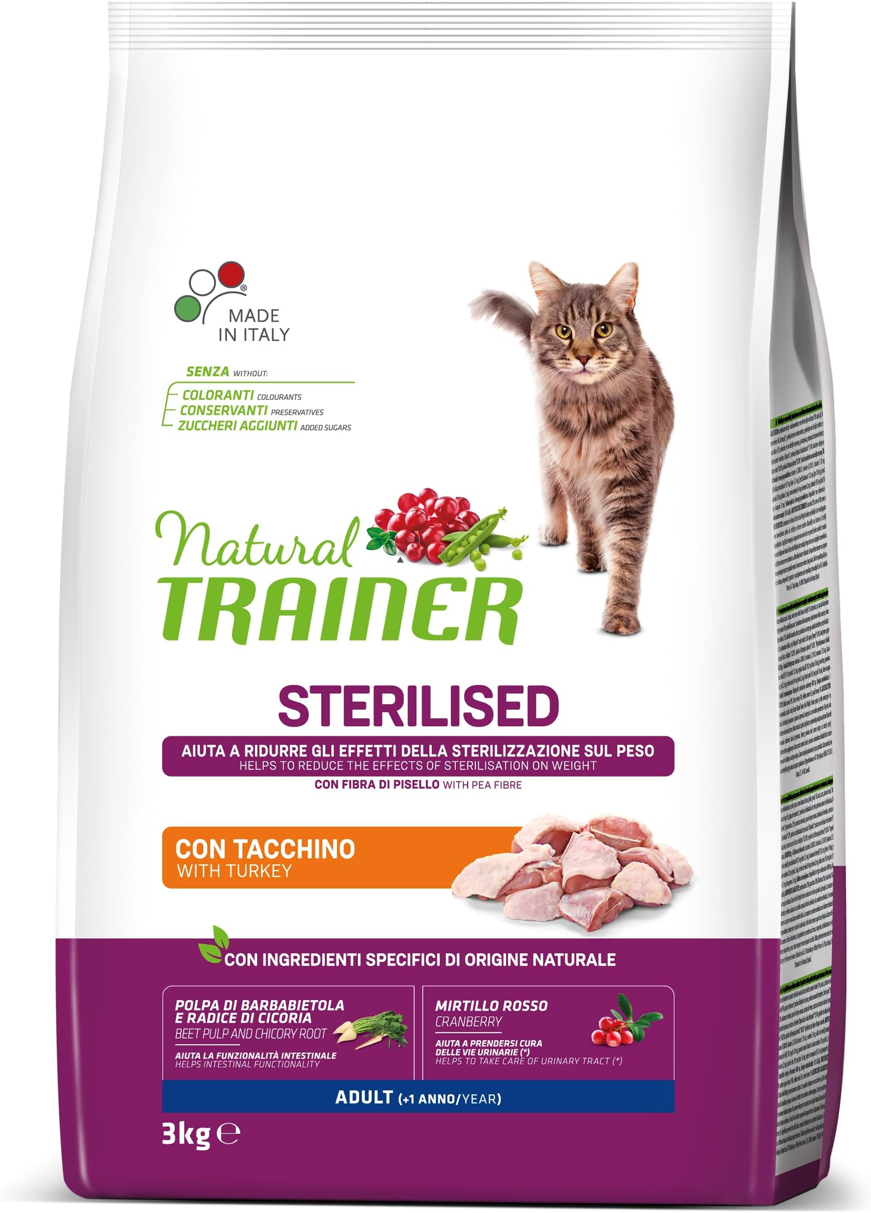 Trainer Urinary Kattenvoer voor volwassen katten met kip, 1,5 kg