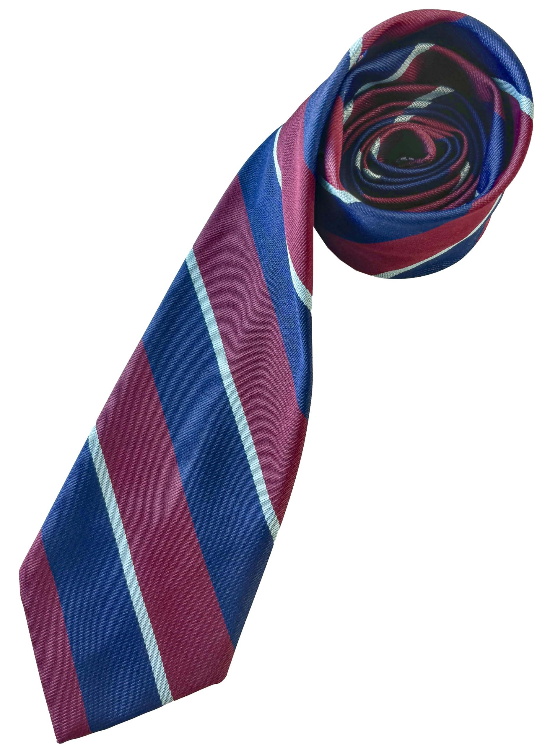 Great British Tie Club Men's Blue, White, Red Raf Royal Air Force Regit Tie (Standard Tie (56 Inch))