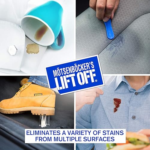 Miniatura 2 de Motsenbocker's Lift Off 42101 Kit de eliminación de manchas de tamaño de viaje para eliminación rápida y fácil de todo tipo de manchas, tratamiento