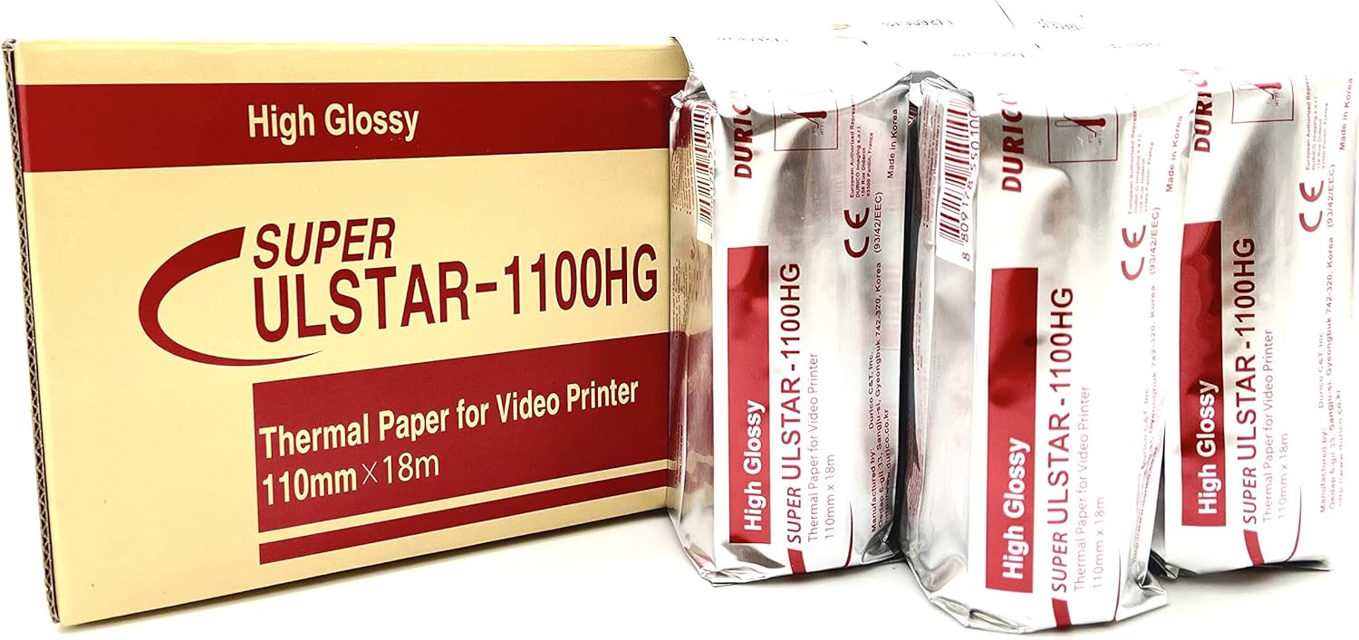 Durico ULSTAR-1100HG - Papel térmico para Impresora de vídeo ...