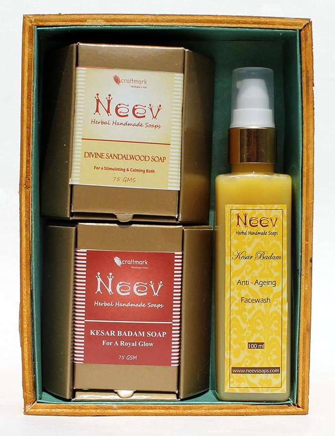 Buy Neev Herbal Handmade Soaps Box Combo of 2 Soap (75 Gms Each) and