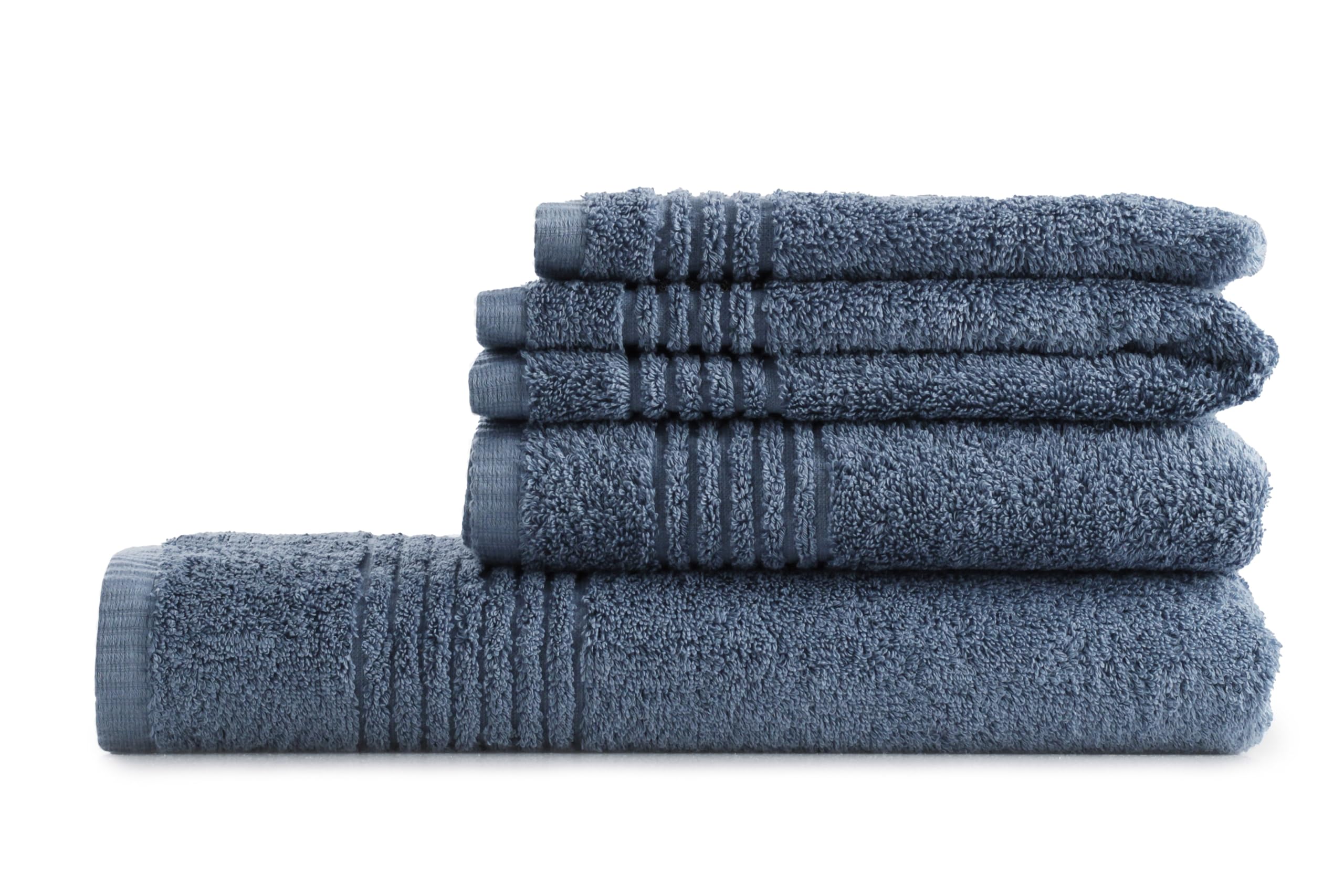 PHLOX Handdoekenset 70 x 140 cm – (4 stuks) 100% katoen badhanddoeken – Oeko -Tex Made in Green gecertificeerd | 600 g/m² | Zacht & absorberend badhanddoekenset – Premium kwaliteit - Zand