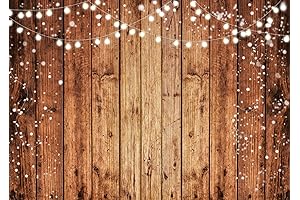 LTLYH Brown Wood Photography Backdrop for Family Photoshoots