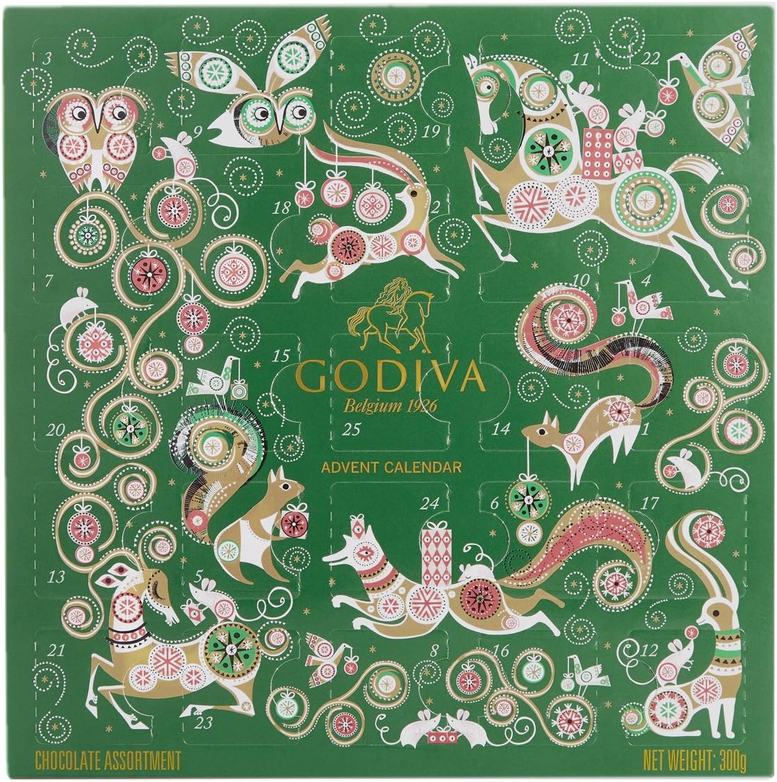 Godiva Chocolate Christmas 2017 Chocolate Advent Calendar Amazon.co.uk Grocery