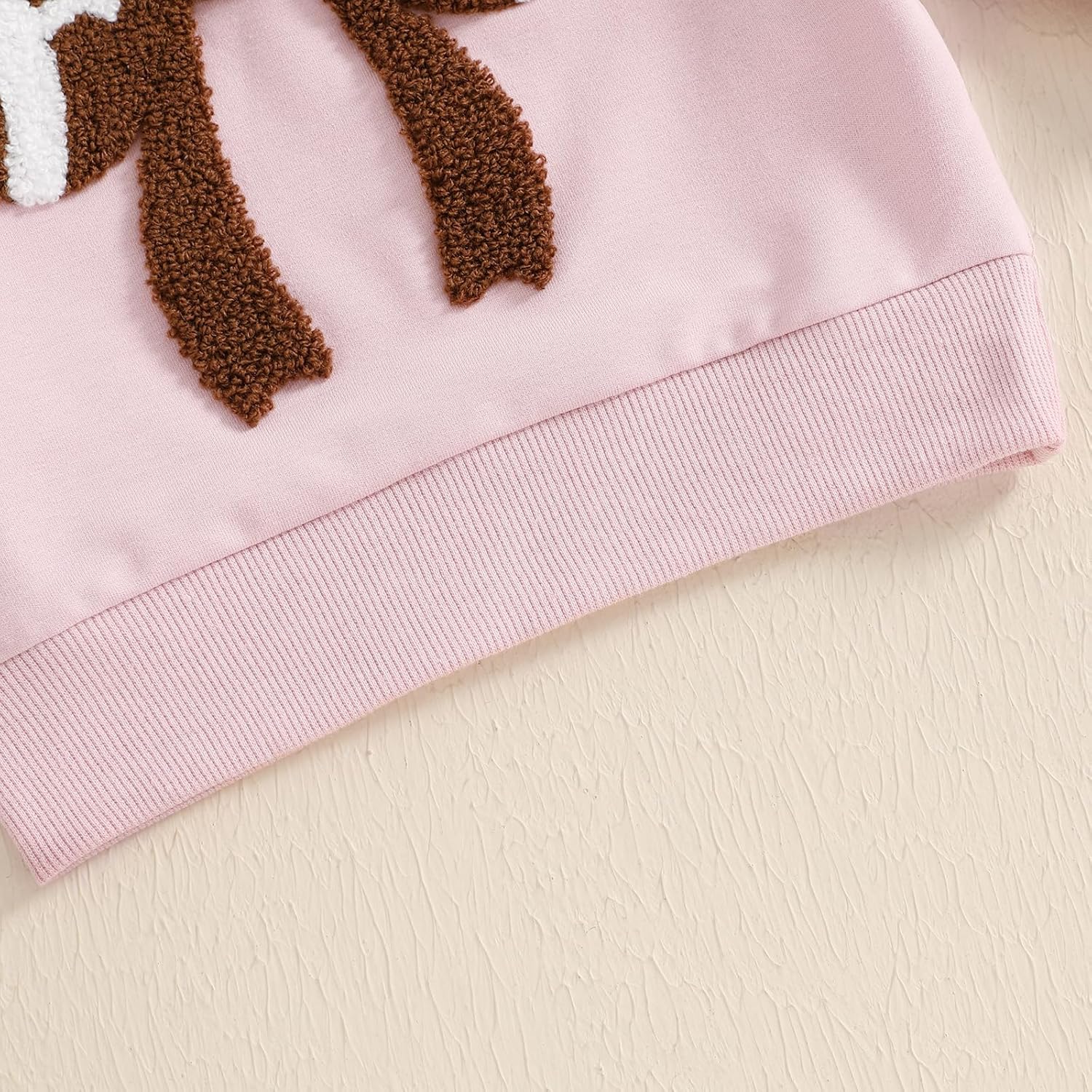 Karuedoo Toddler Baby Girl Football Outfit Football Bow Embroidery Crewneck Pullover Sweatshirt Long Sleeve Shirts Fall Tops - Image 7