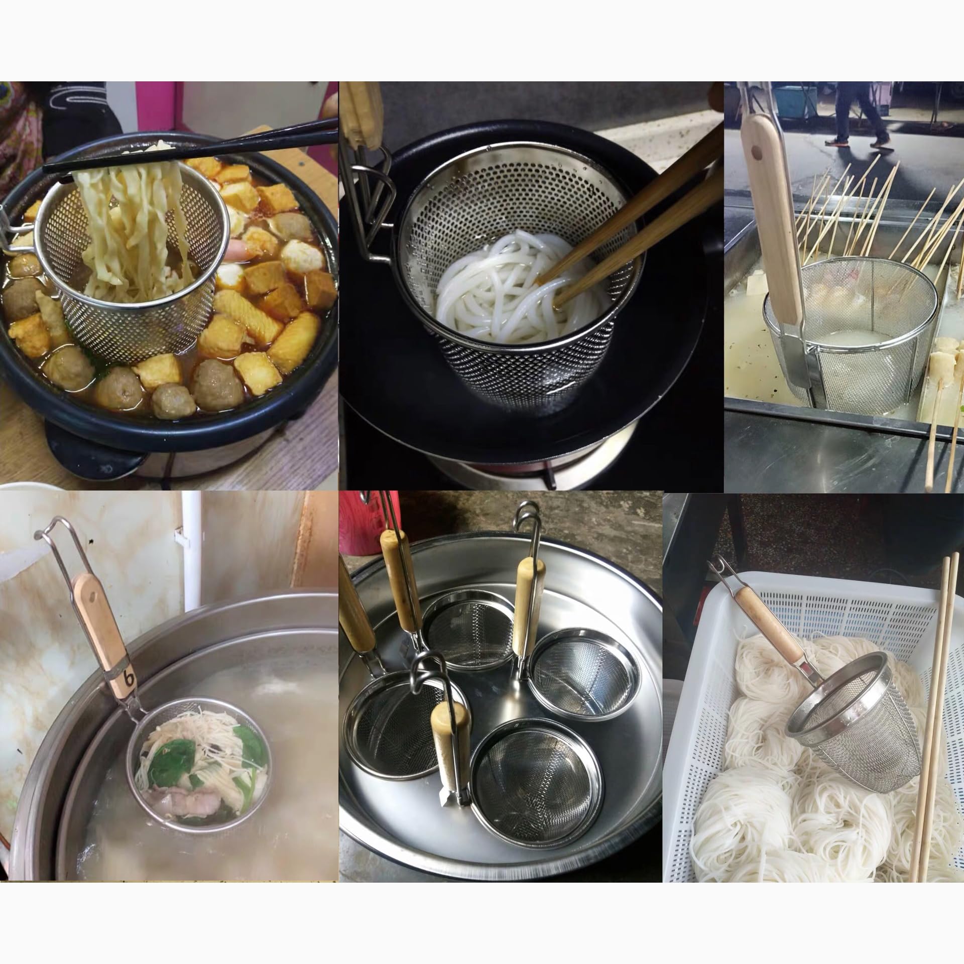 Cuece pastas Olla para pasta de acero inoxidable y juego de vaporera para pasta, olla multiusos para pasta con colador y tapa: cocina, cuece al vapor y cuela con precisión, 6 orificios