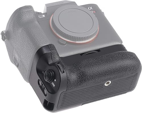 Miniatura 8 de FocusFoto Soporte vertical de batería multi Power Pack para Sony Alpha A9 II, A7 IV, A7R IV, A7R V, A1 sin espejo reemplazo de cámara para VG-C4EM,