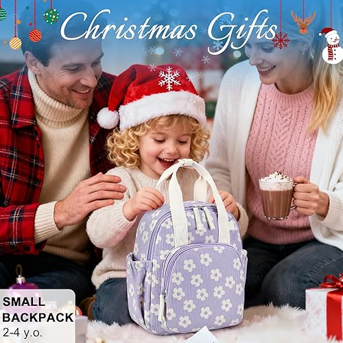 Miniatura 2 de Bluboon Mochila infantil para niñas y niños de 2 a 4 años, lindas mochilas de 12 pulgadas para preescolar, mochilas para guardería, escuela, viajes