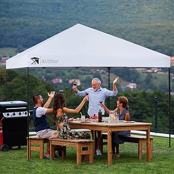 Amazon.com : KUZNAP 12'x12' Pop up Canopy Tent Patented EZ