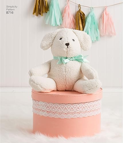 Miniatura 8 de Simplicity 8716 Patrones de costura de animales de peluche, gatos y perros por Elaine Heigl Designs, talla única