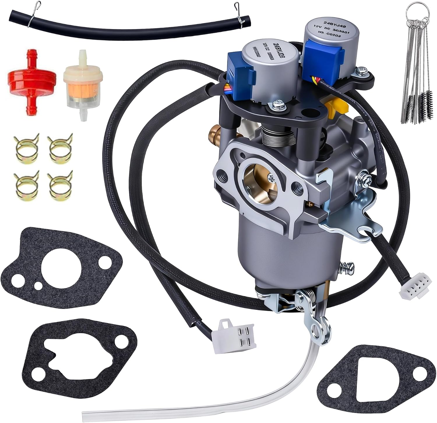 Carburetor Fit for Huayi Predator 5000 Watts Dual Fuel Inverter Generator | 71367 70143 Carburetor With Gaskets