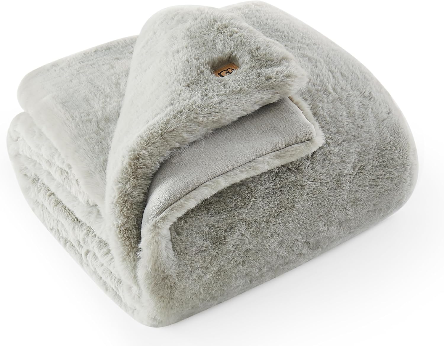 UGG 16800 Euphoria Plush Faux Fur Reversible Throw Blanket