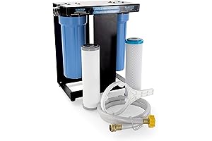 Camco EVO X2 Dual Stage Camper/RV Water Filter Kit
