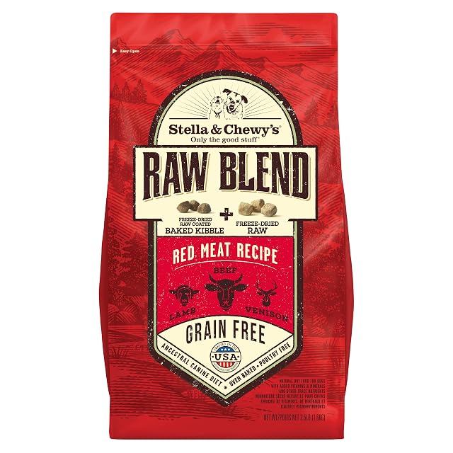 Stella & Chewy's Raw Blend Red Meat Recipe Kibble 3.5 lb