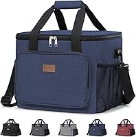 Vista 9 de Lifewit - Bolsa de almuerzo grande aislada, lonchera suave con enfriamiento para adultos, hombres, mujeres.