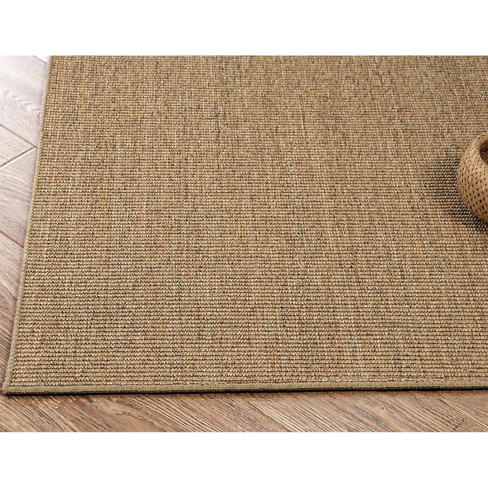 Tapis De Jute, Cousu à La Main Tapis en Sisal, Confortable Et Respirant Tapis De Jute Rectangulaire, Salon Chambre Tapis De Chevet, pour Salon Chambre, Tapis D'ExtéRieur,A1,50CMx80CM
