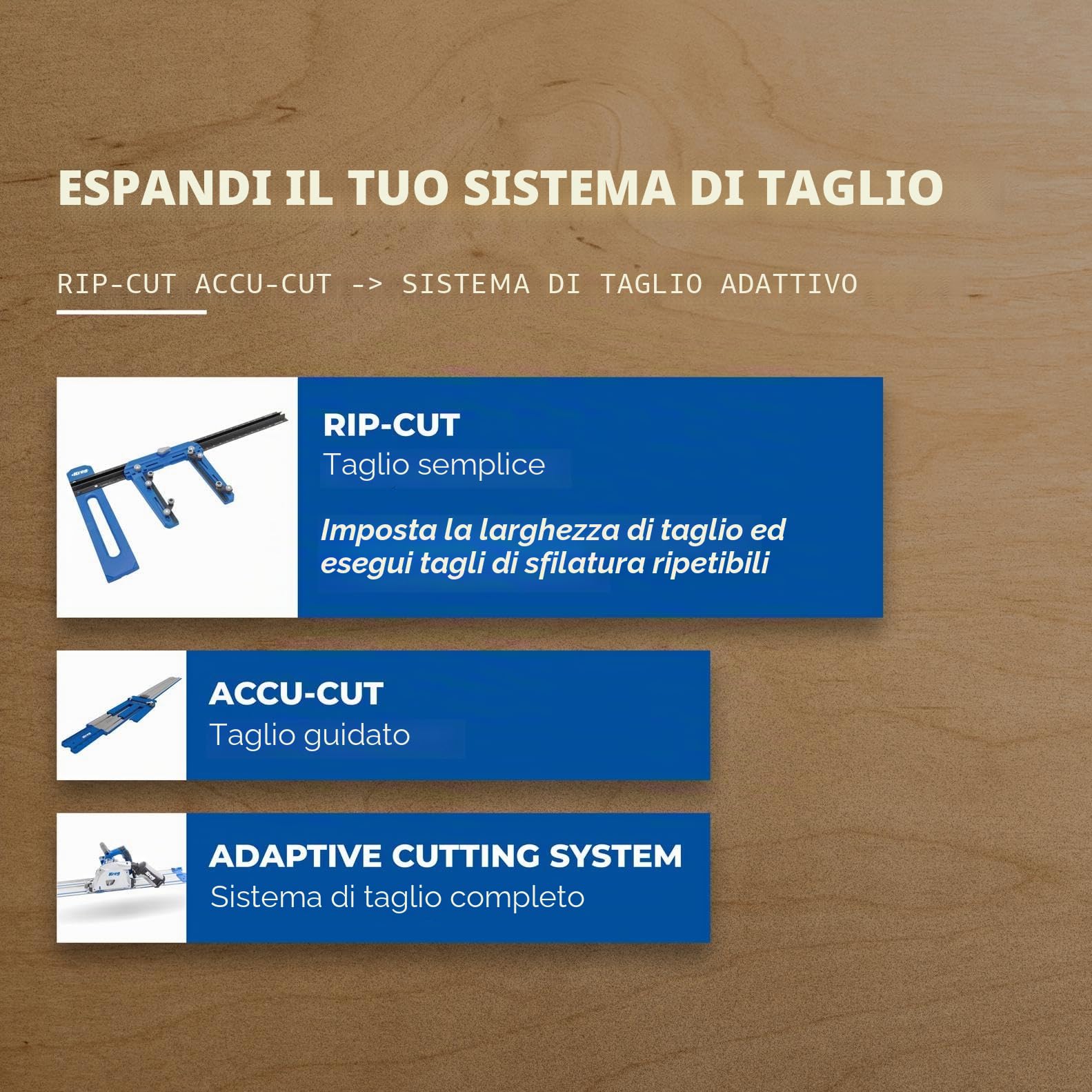 KREG - Guida per sega circolare, KMA2685