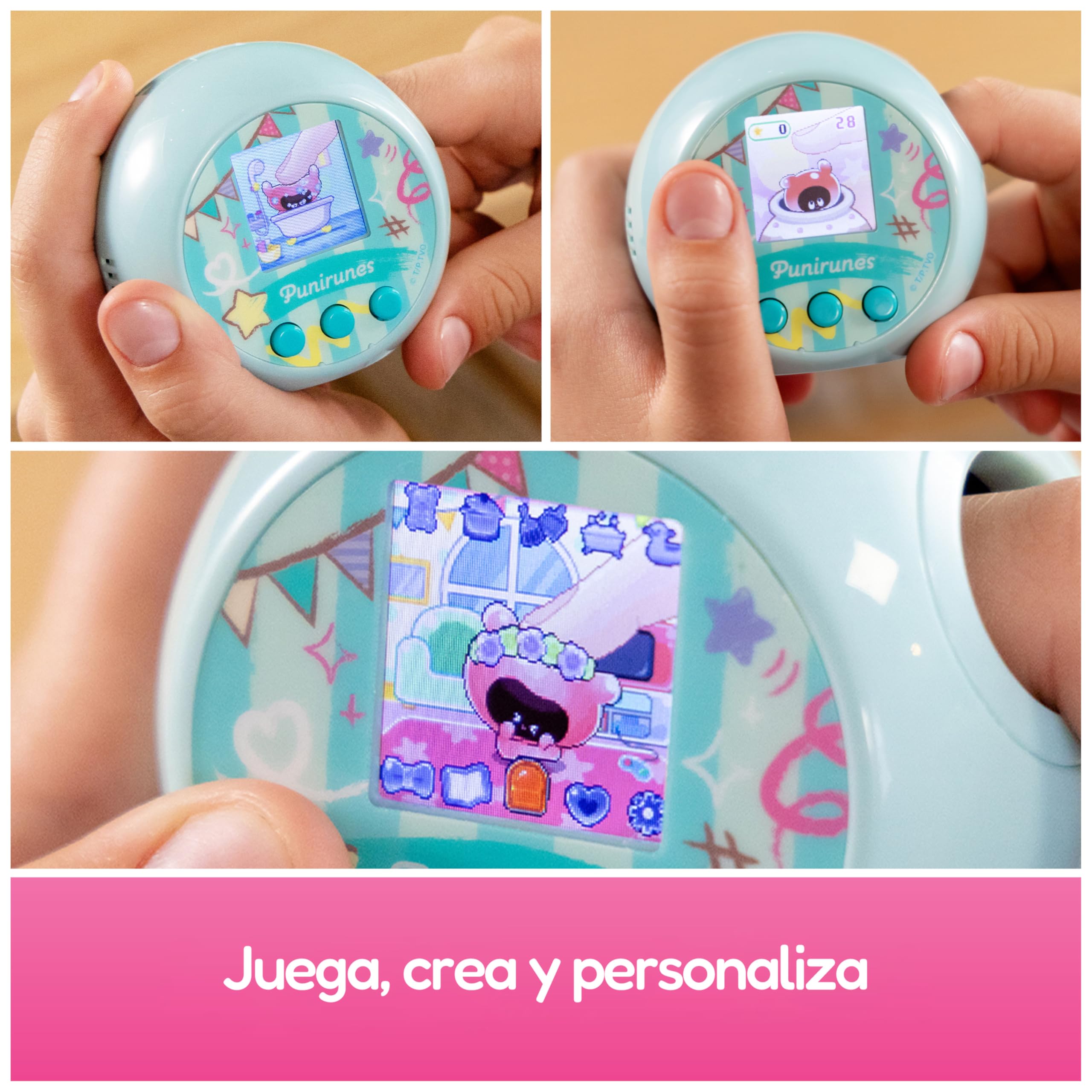 PUNIRUNES - MASCOTA VIRTUAL CON 55 PERSONAJES BLANDITOS EN SU INTERIOR - Mascota Interactiva que Reacciona al tacto con Interacciones y Sonidos - 6071162 - Juegos Infantiles - Juguetes Niños 5 Años +