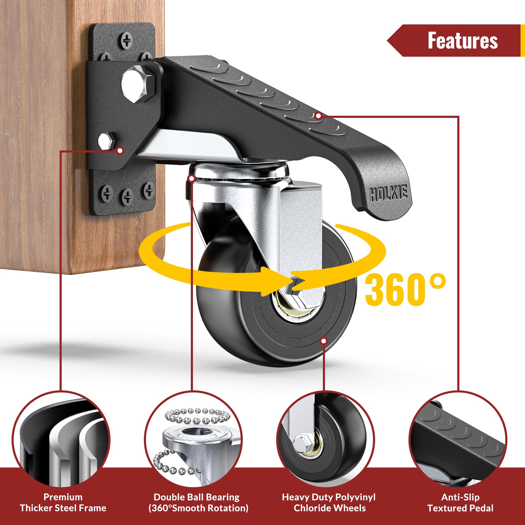 Heavy Duty Retractable Casters - Lift & Lower! -7 Heavy Duty Retractable Casters - Lift & Lower! -7