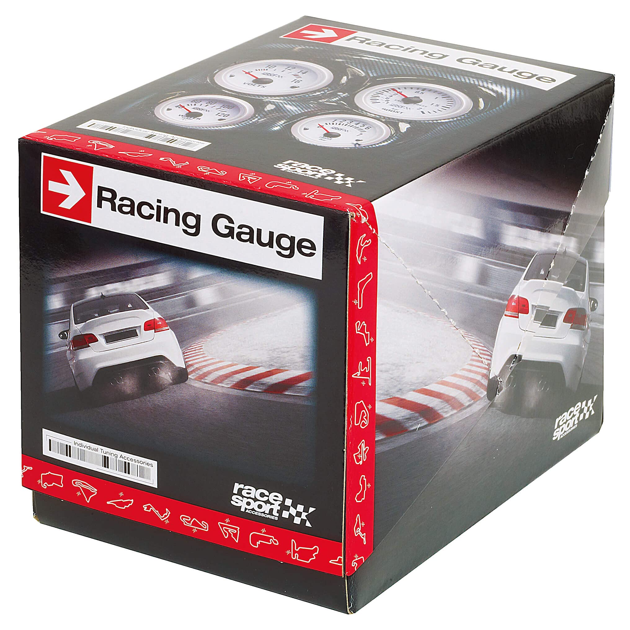 Sumex Gaug701 Race Sport - Manometro Pressione Turbo Race Sport, 52mm, 12V