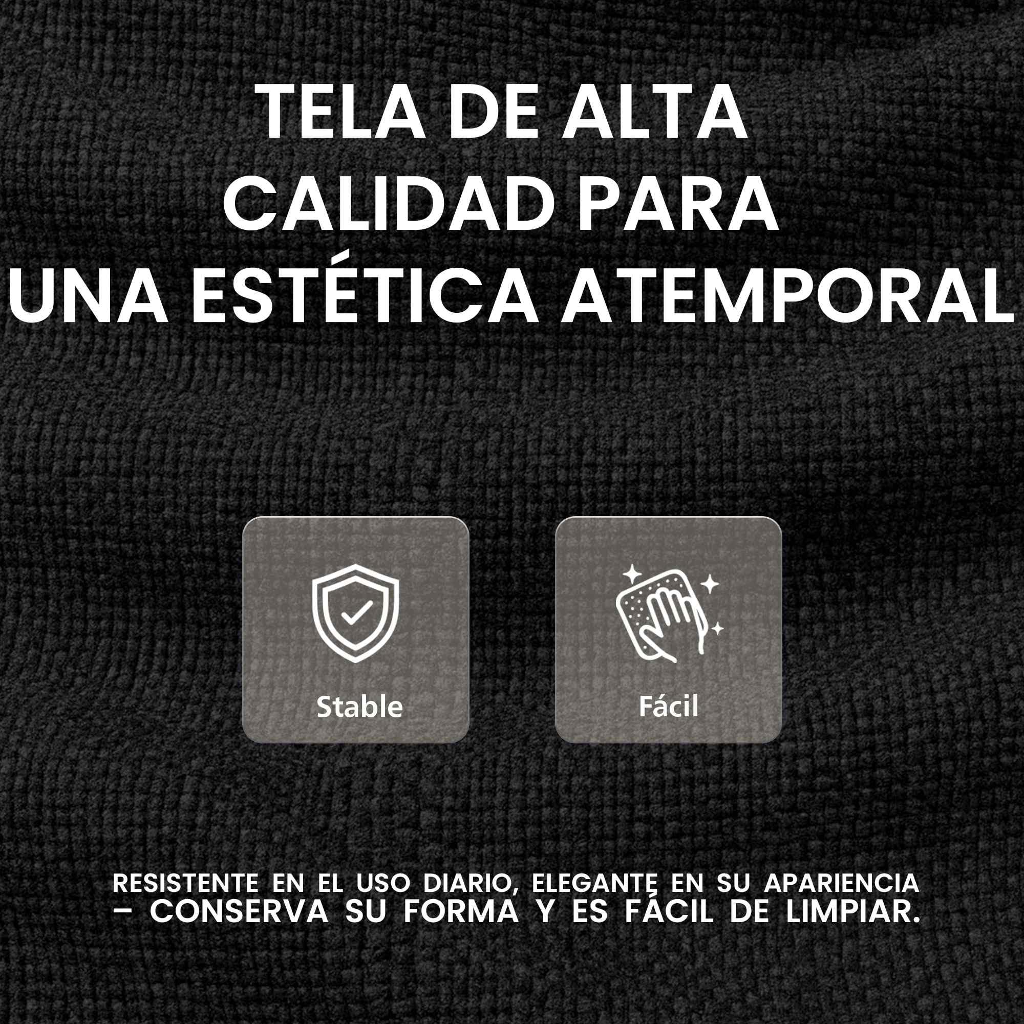 CLP Juego de 2 taburetes de Bar Milet Ajustables en Altura con Respaldo, Asientos Acolchados con tapizado de Tela, | Color Negro Material del Soporte Oro metálico